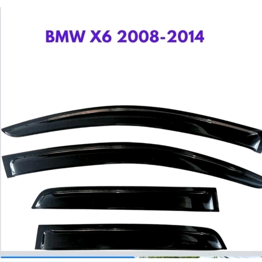 BMW X6 Vent Window Visors Kit - Dark Smoke